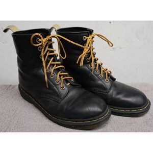 Dr. Martens Boots Air Wair 8-Eye Lace Up AW004 Black Womens 11 Mens 10